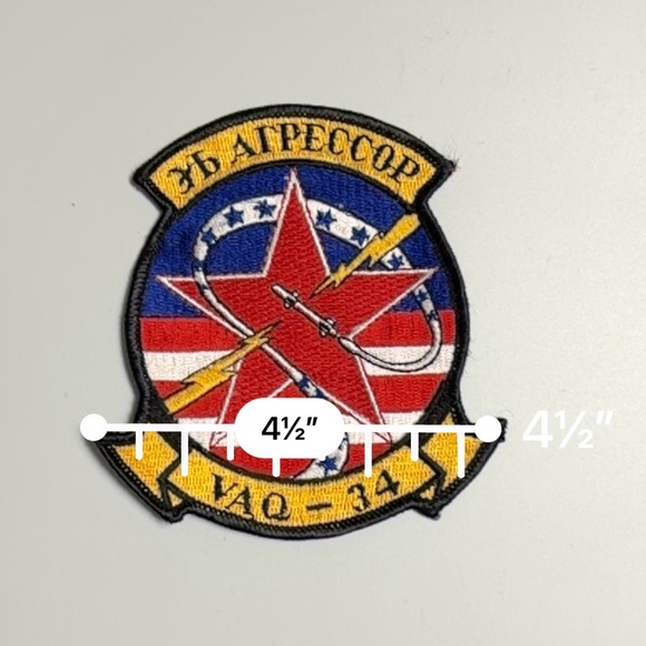 Military Patch Lot Navy VAQ-34 Vietnam Dragon Eagle 6pc - Picture 8 of 9
